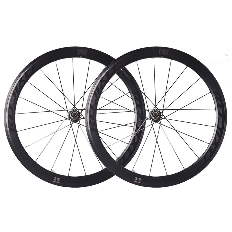 

Ultralight 700c Road Wheelset 50mm Deep Profile rim Straight-Pull Spokes Rim Brakes and Disc Brakes rim Center Lock/6-Bolt Whee