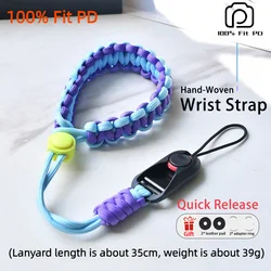 New Hand-Woven Camera Wrist Strap Quick Release Rope For Sony A9 Nikon Z7 Z6 Z5 D7500 Fuji Canon R6 R7 R8 R50 R100 80D SLR DSLR