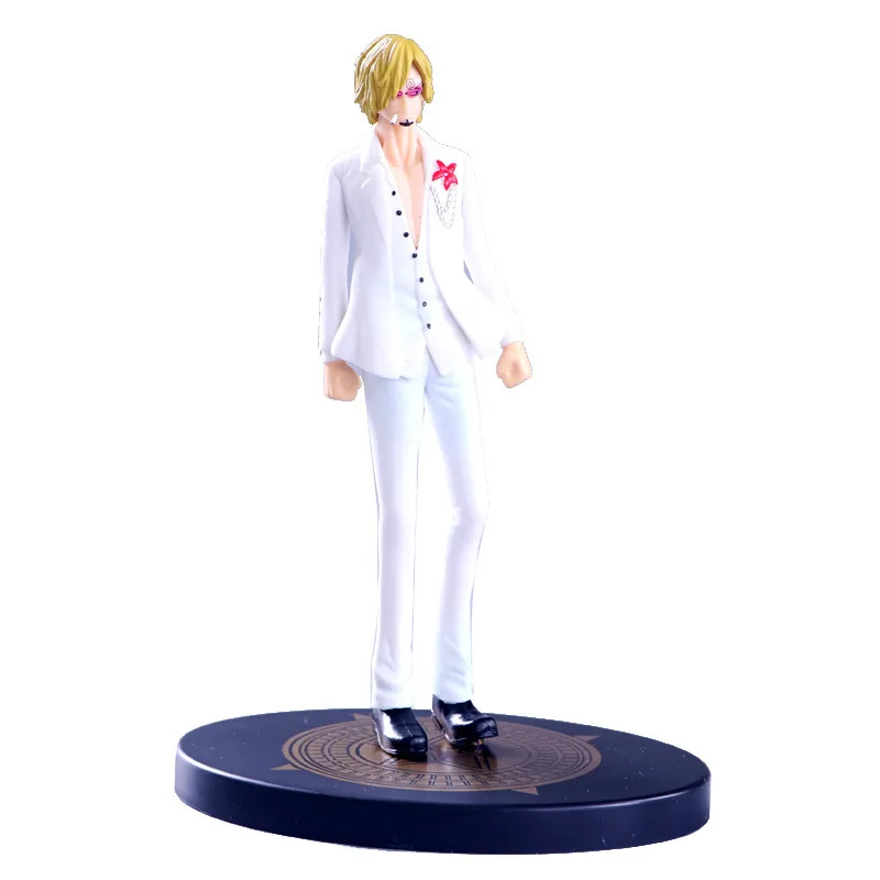 Anime filme de uma peça de ouro vinsmoke sanji terno branco ver. Pvc figura de ação jogo estátua collectible modelo crianças brinquedos boneca presentes