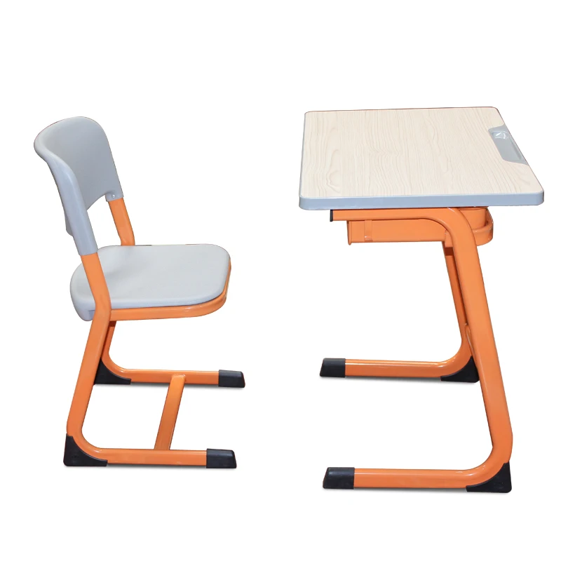 Desks, Staff Desks,Custom Modern Single Person Metal Desk And Chair Set For Adults For Home Office Apartment Or Hospital Use