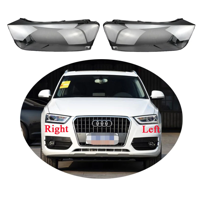 

Use For Audi Q3 2016 2017 2018 Headlight Shell Cover Lampshade Lamp Shade Headlamp Transparent Glass Headlight Shell Lens Cover