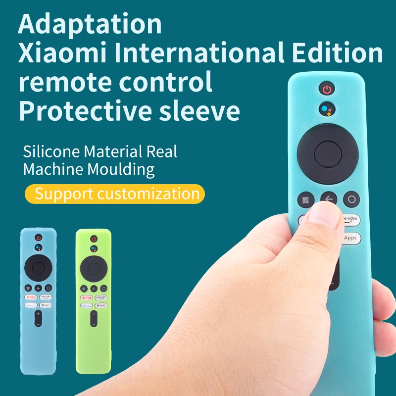 1 PC Luminous Silicone Remote Control Case for Xiaomi TV Box S (2nd Gen) Protective Control Cover Silicone