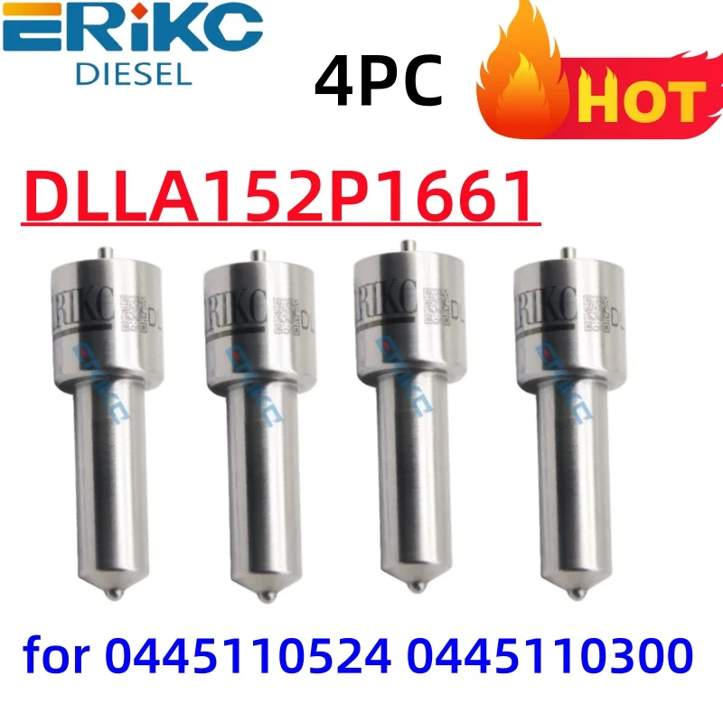 

ERIKC DLLA152P1661 0445110524 0445110300 Diesel Fuel Injector Nozzle DLLA152P1661 0433172020 Injection Tip for FIAT