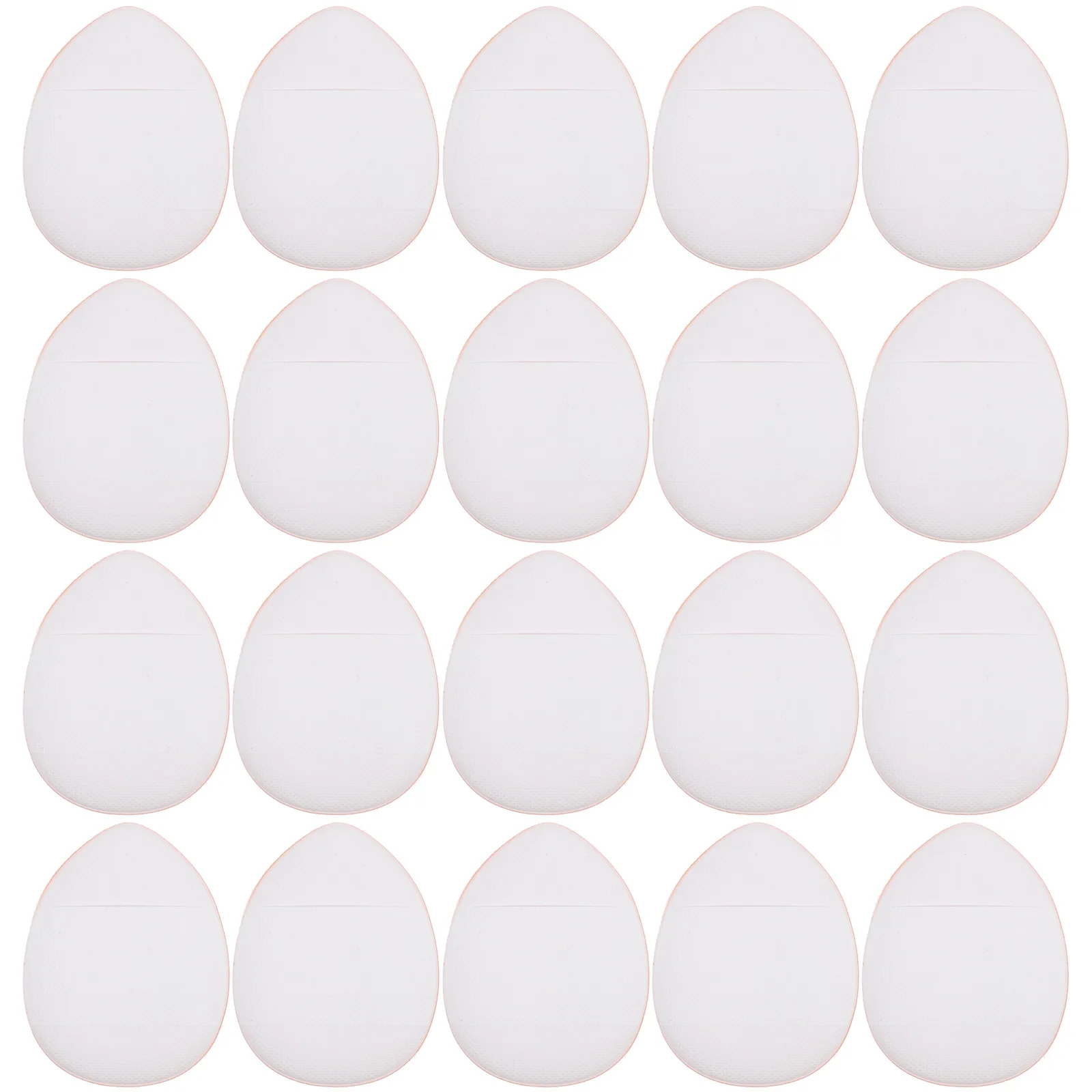 20 個ドライウェット両用メイクアップパフミニパウダーパフソフトストラップフェイスコンシーラーアプリケーター美容スポンジコンパクトサイズ