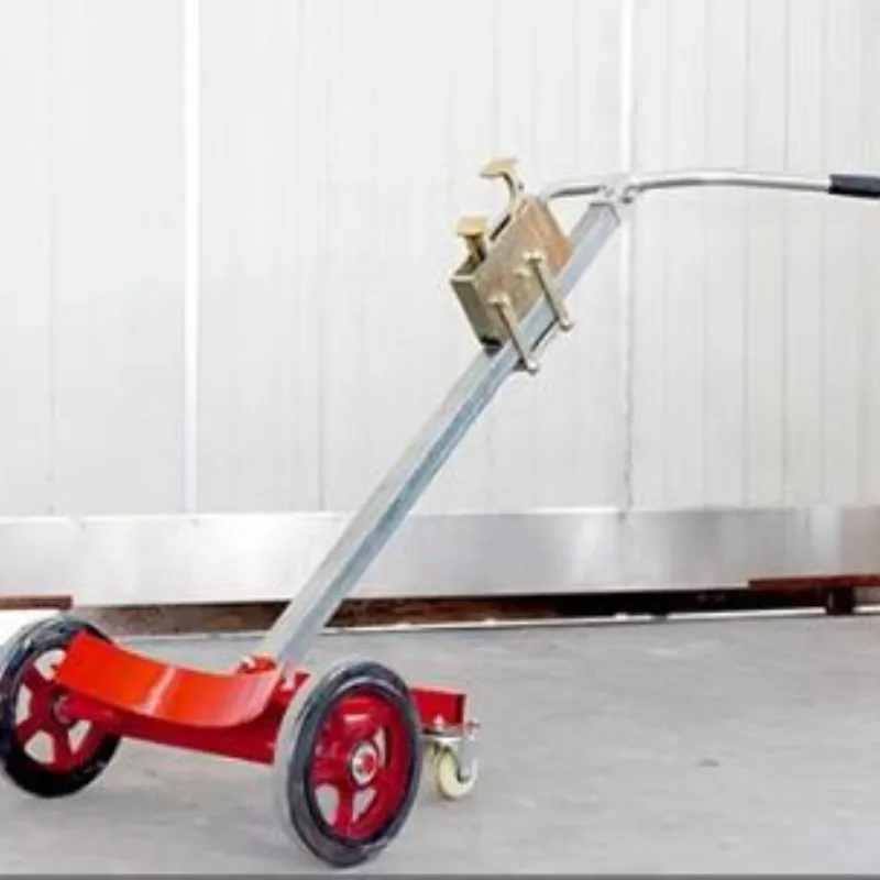 Wózek do beczek 55-galonowych, udźwig 450 kg, wytrzymały wózek na beczki, wózek na kubełki, wózek na beczki do garaży, magazynów, warsztatów