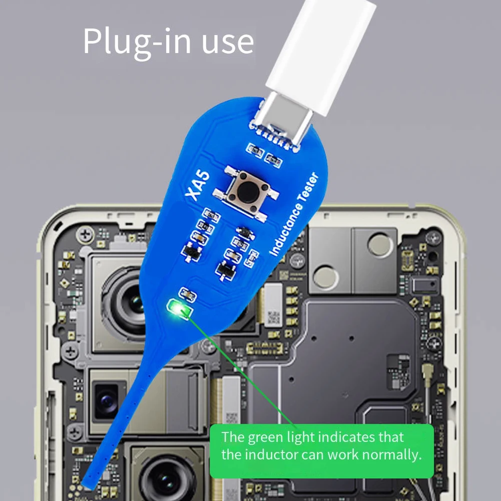 Inductance Tester Motherboard Coil Tester Inductor Detection Tool For Electromagnetic Induction PCB Motherboard Repair Tools