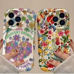 Colorful Strange Flower Phone Case For Oppo Realme 13 12 11 10 C67 C65 C63 C55 C53 C35 C33 C31 C30 Note 60 GT 6 4G 5G Back Cover