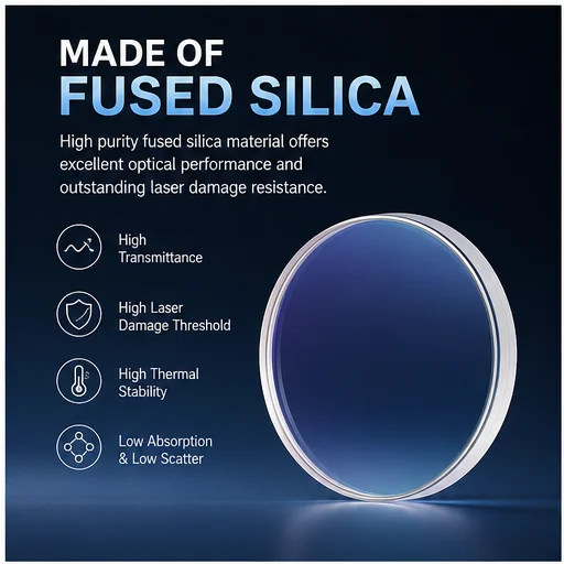 112x3 113x3 Laser Protective Lens 112*3 113*3 Fused Quartz Protective Window for Galvanometer Laser Welding Cleaning Marking