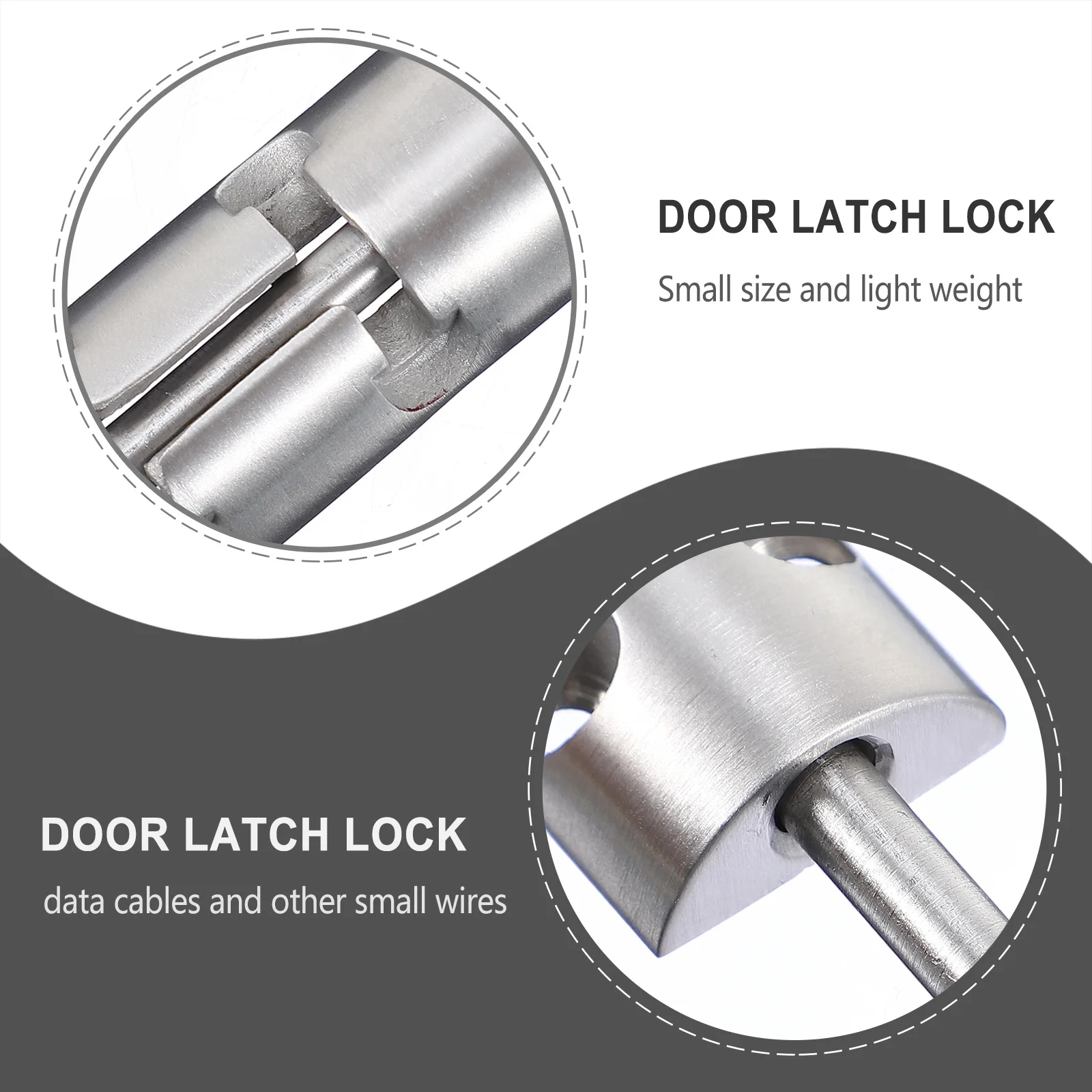 

1pc Stainless Steel For Home Hotel Security Gate Safety Bolts Latch Sliding Lock Door Bolts Door Safety Lock Latch