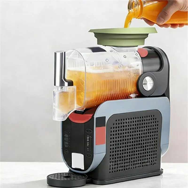 【SIMPLE】Leak-Proof Silicone Funnel Deflector For Ninja Slushie Machine Models-For Juice Blenders, Smoothie Makers Black