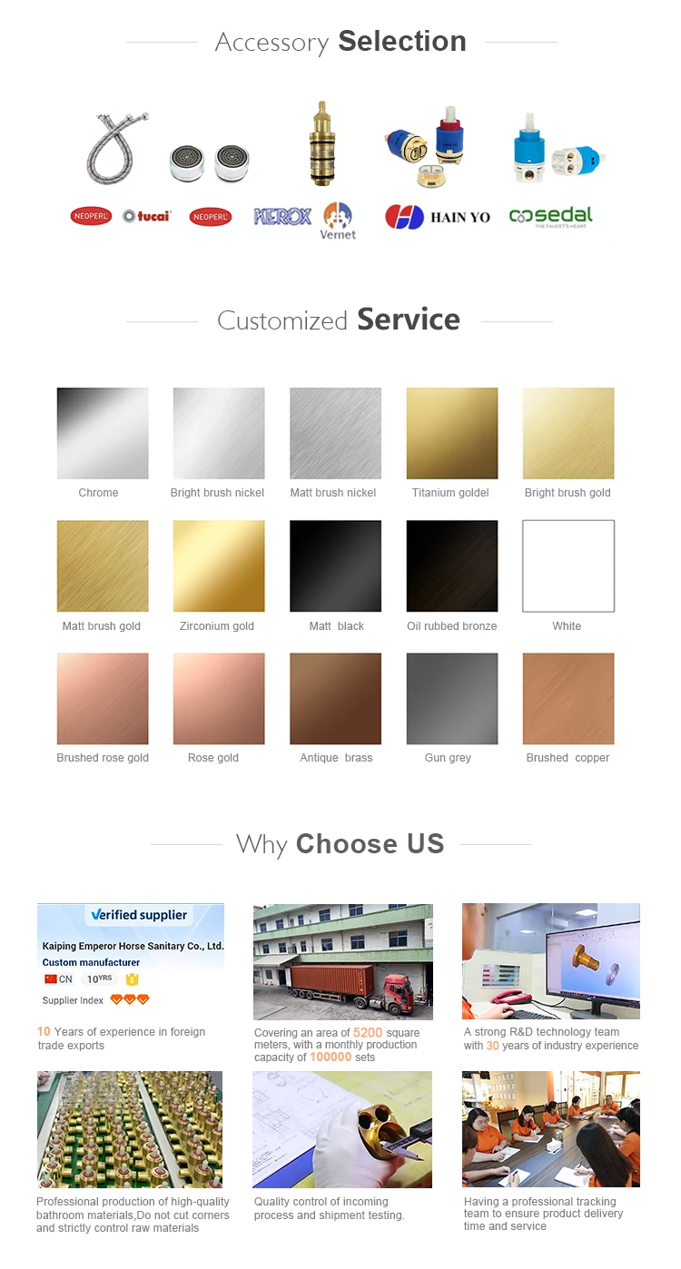 Vintage Luxury Golden Three Function Waterfall Bathroom Shower Faucet