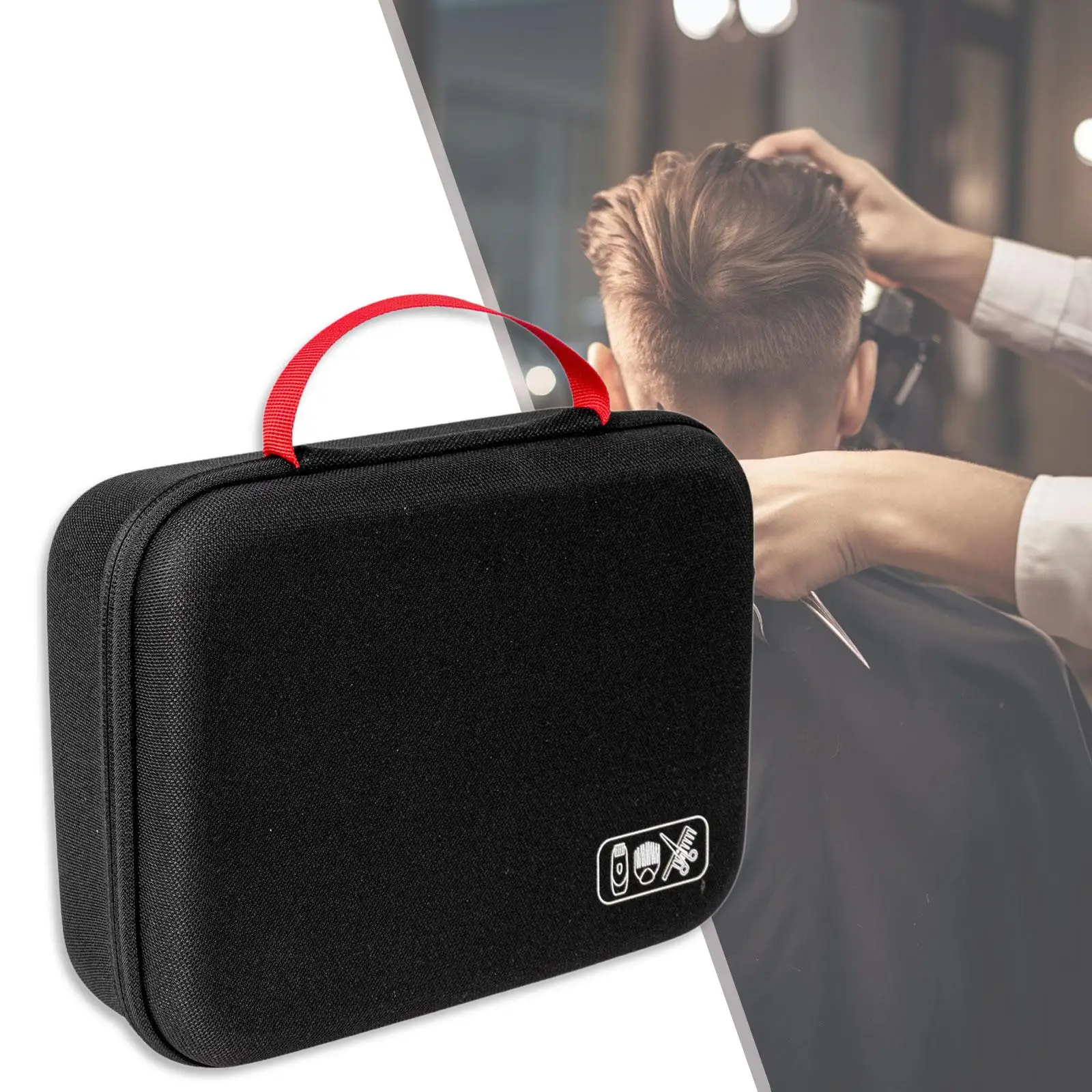 

Органайзер-кейс для триммера из ЭВА: Просторный жесткий дорожный футляр для машинки для стрижки волос