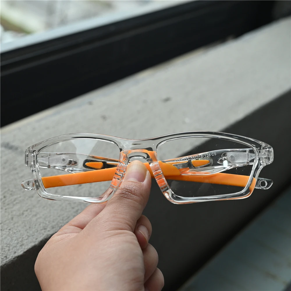 Vazrobe TR90 Eyeglasses Frame Men Women Full Rim Sport Glasses Male Windproof Basketball Football Eyewear for Prescription Lens