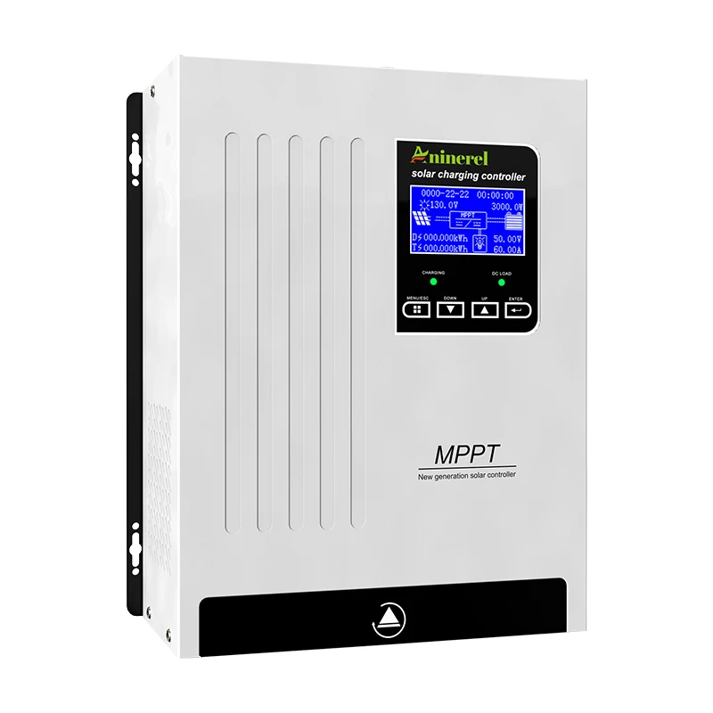 Aninerel 60A MPPT Solar Charge Controller 12V/24V/36V/48V Auto Max Solar Charger Max 150VDC Back-light LCD Solar Regulator
