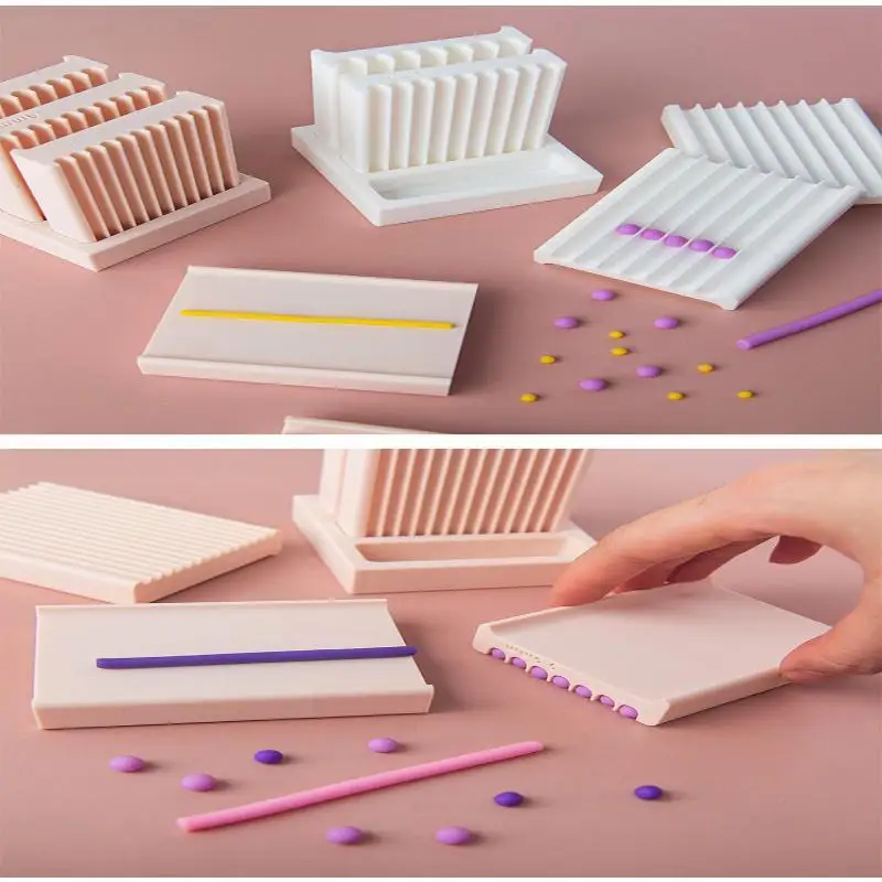 2-in-1 Tonkugel-Former, Handrollwerkzeug für Weichen Keramik-Ton, Perlen, DIY-Schmuck, Ohrringe, Handgemachtes Bastelzubehör – Detail 8