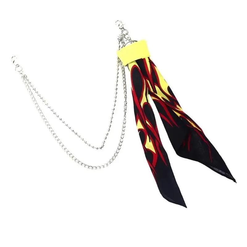 

652F хип-хоп шарф с бисером, цепочка для брюк, цепочка для брюк унисекс, декоративная цепочка для кошелька, стильное украшение