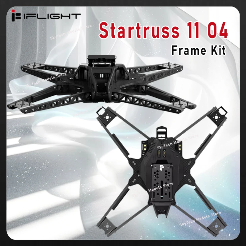 iFlight Startruss 11 O4 FPV Frame Kit - 7mm Arm 473mm Wheelbase T700 Carbon for DJI O4 Air Unit Pro Cinelifter RC Component