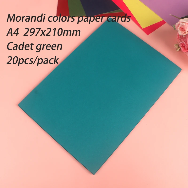 DUOFEN 250g Morand colors paper card writable A4 hard paper thick paper for DIY papercraft projects Scrapbook Paper Album - Image 3