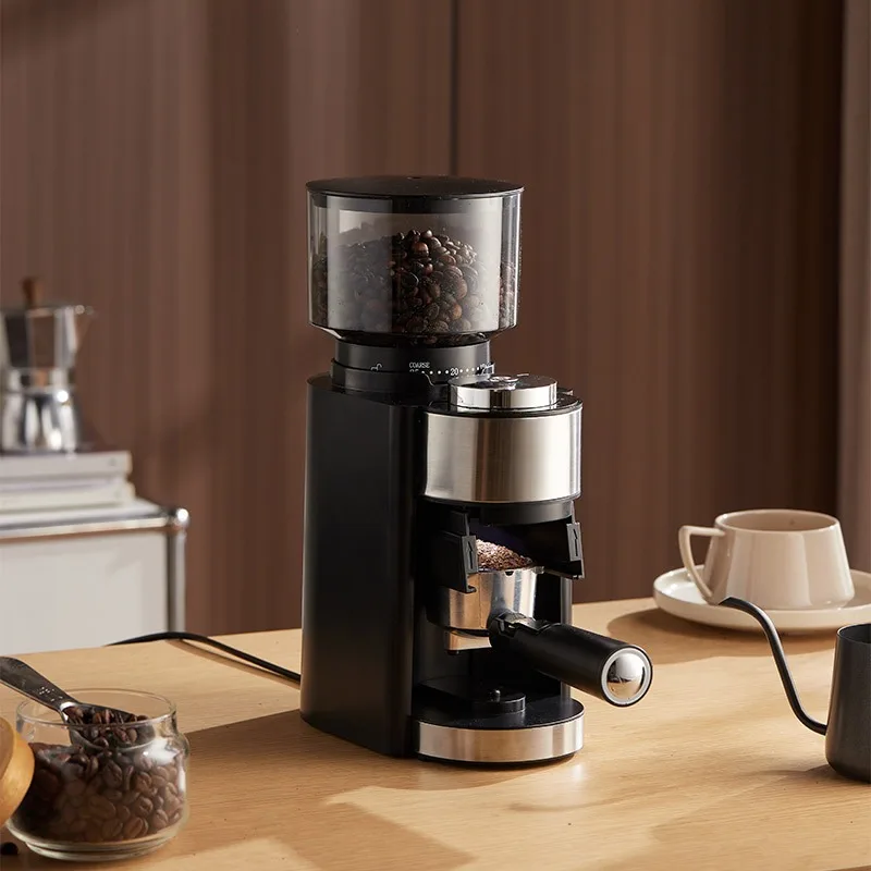 

Automatic conical coffee grinder Automatic high-speed espresso grinder American drip type small coffee machine