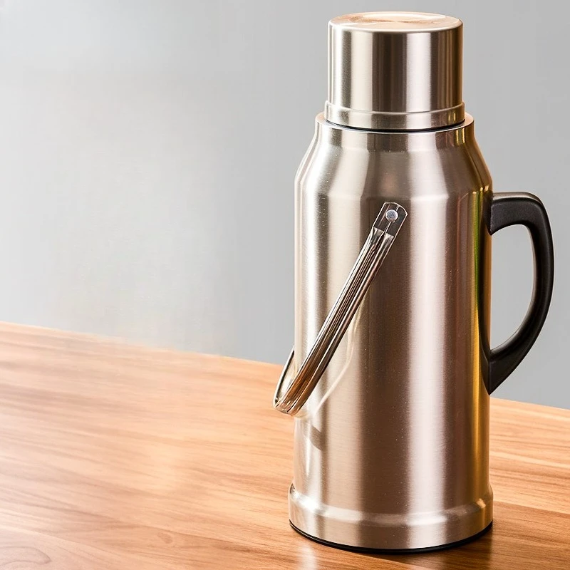 

Stainless steel hot water bottle thermos pot Student dormitory boiling water bottle thermos pot