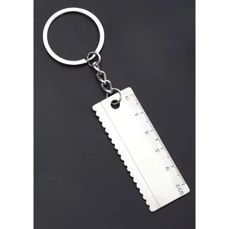 ruler Keychains For Men Car Bag KeyRing Outdoor Combination Tool Portable Mini Utility Pocket key chains