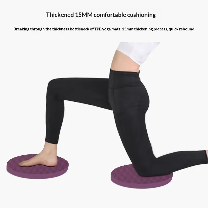 2 Pack Yoga Knee Pads Thick Exercise Cushion For Knees Elbows Wrist Hands Head TPE Pilates Kneeling Pad
