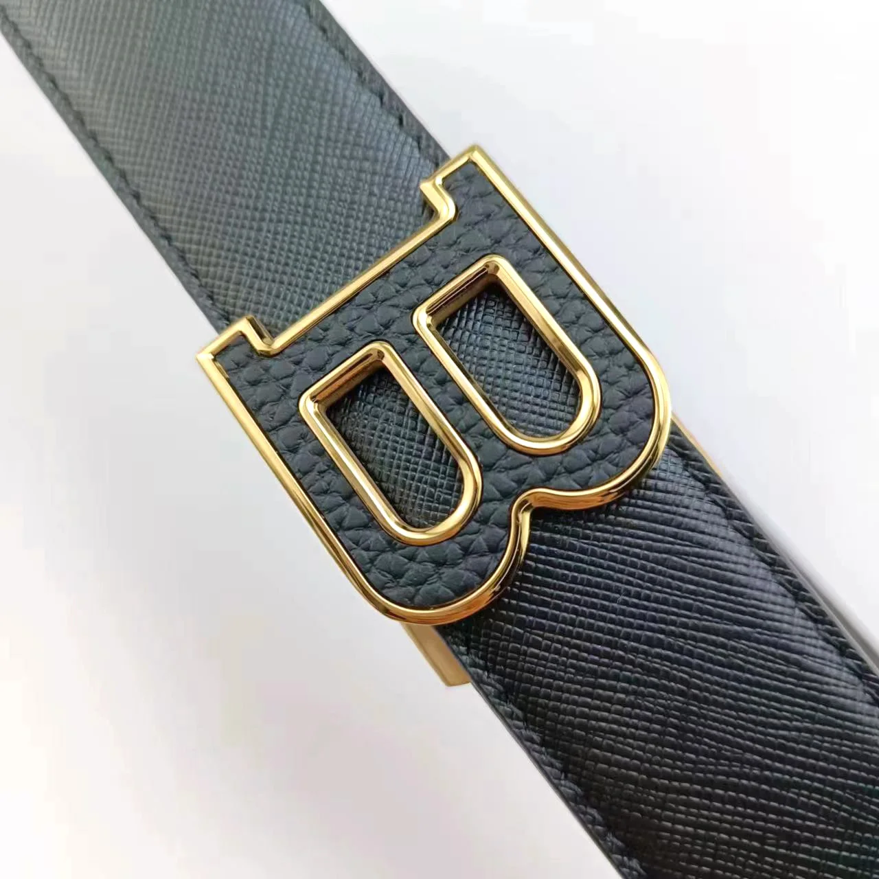 Men's fashion double-sided leather belt women's belt cow belt trend design 3.5cm male and female belt