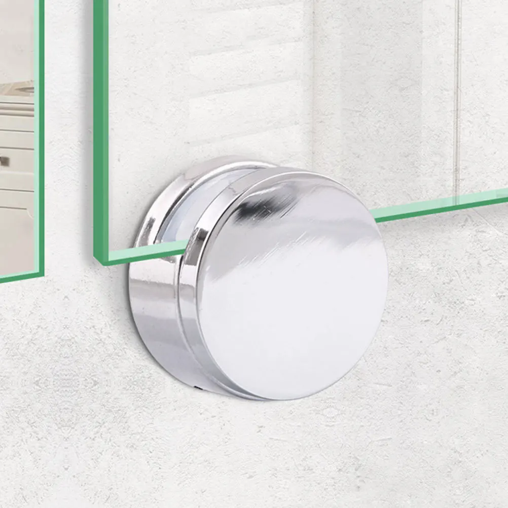 6 قطعة مقاطع تركيب المرآة لمرآة بدون إطار جدار تثبيت بين قوسين رف زجاجي حامل دعم تصميم حديث مقاوم للصدأ