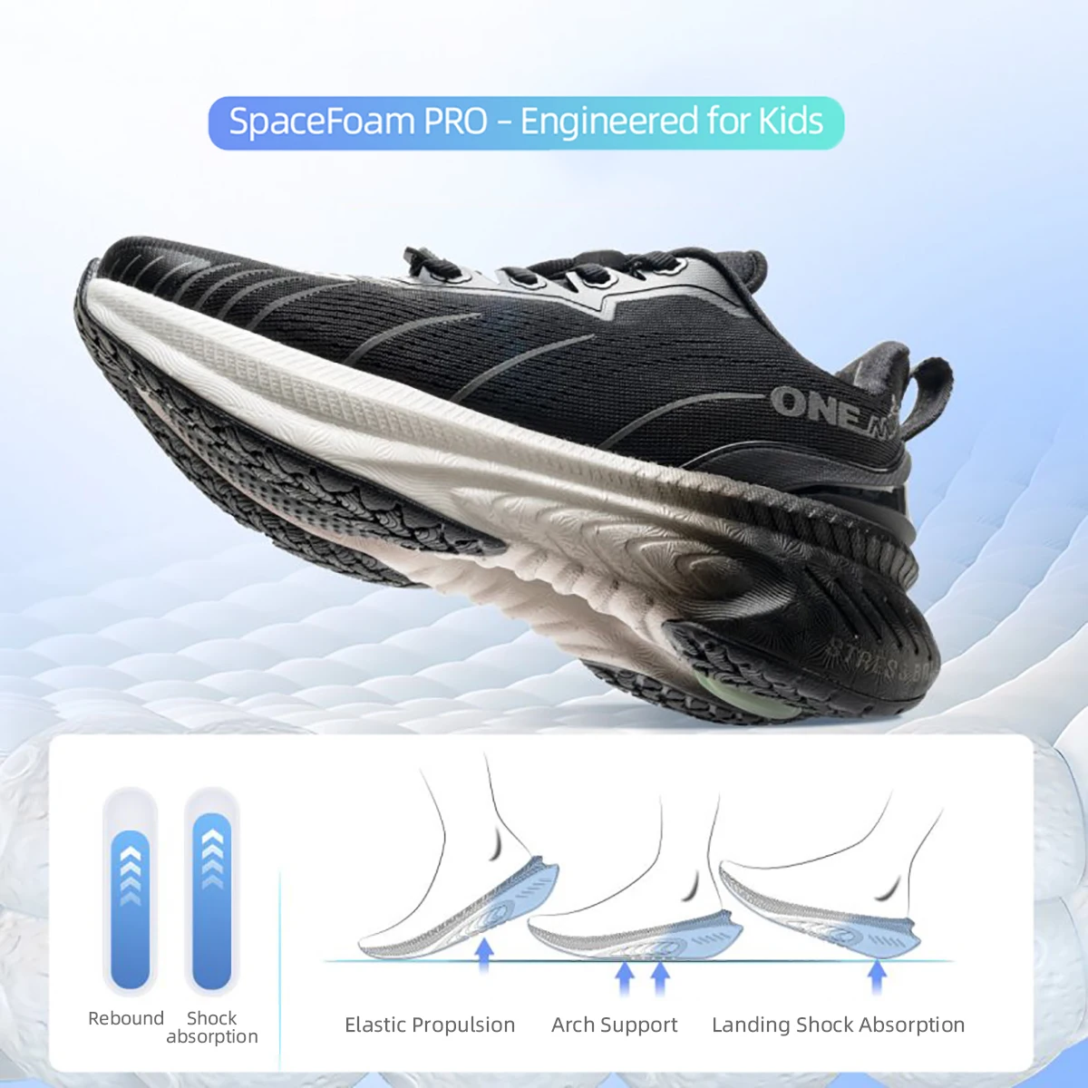 ONEMIX Children's Sports Shoes 2025 New Summer Comfortable Waterproof Running Shoes Leisure Anti-slip Sneaker For Boys And Girls