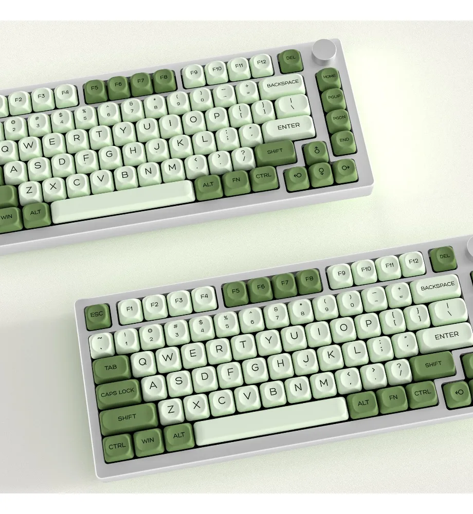 Keycap Personalized Matcha Keycap Full Set PBT Sublimation Mechanical Keyboard Ball Cap KOA Cross Shaft 60/87/104/108