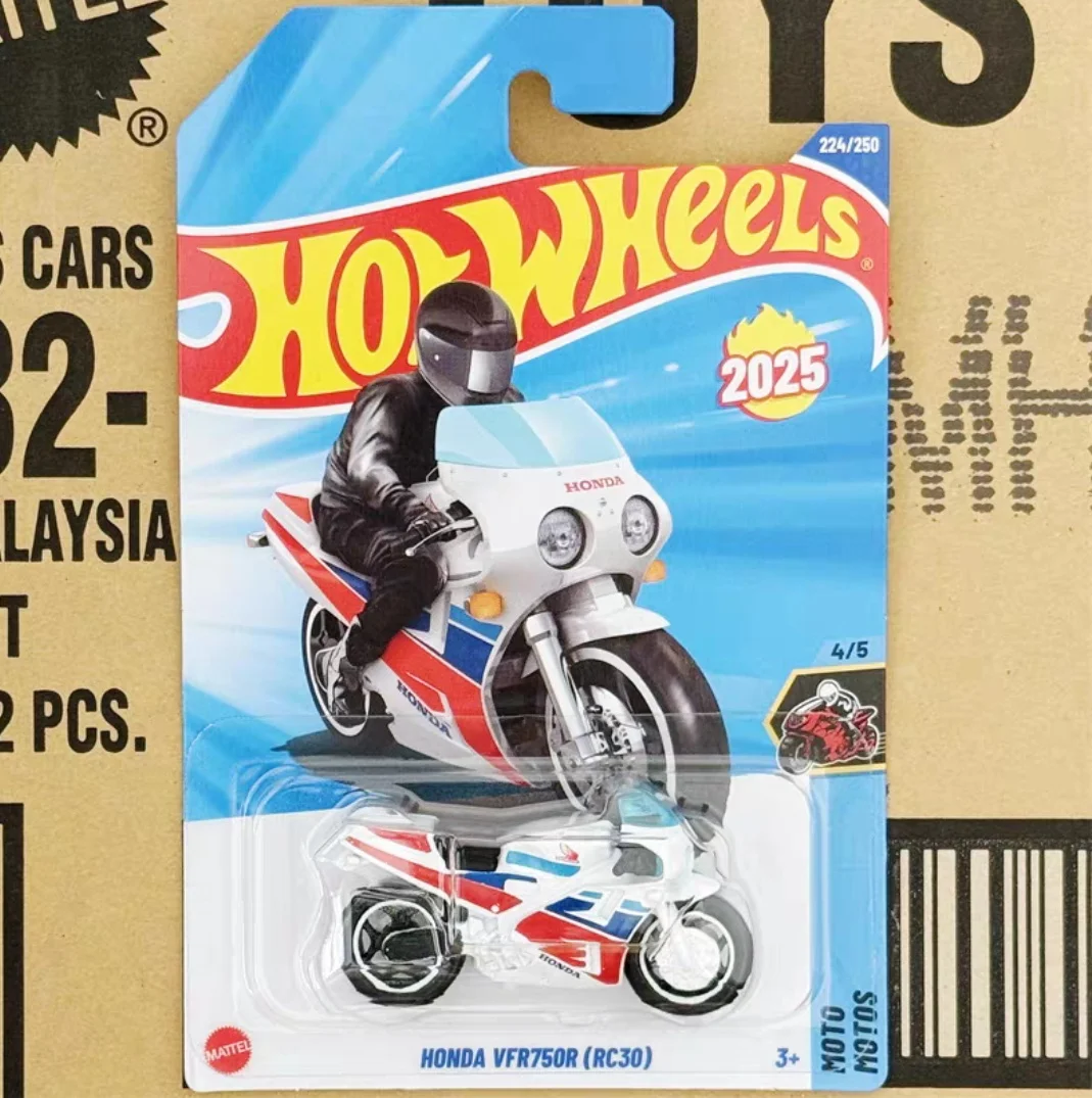 Genuine Hot Wheels Car Honda VFR750R Motorbike 1/64 C4982/2025M Diecast Toys Boy Motorcycle Motors Collection Birthday Gifts