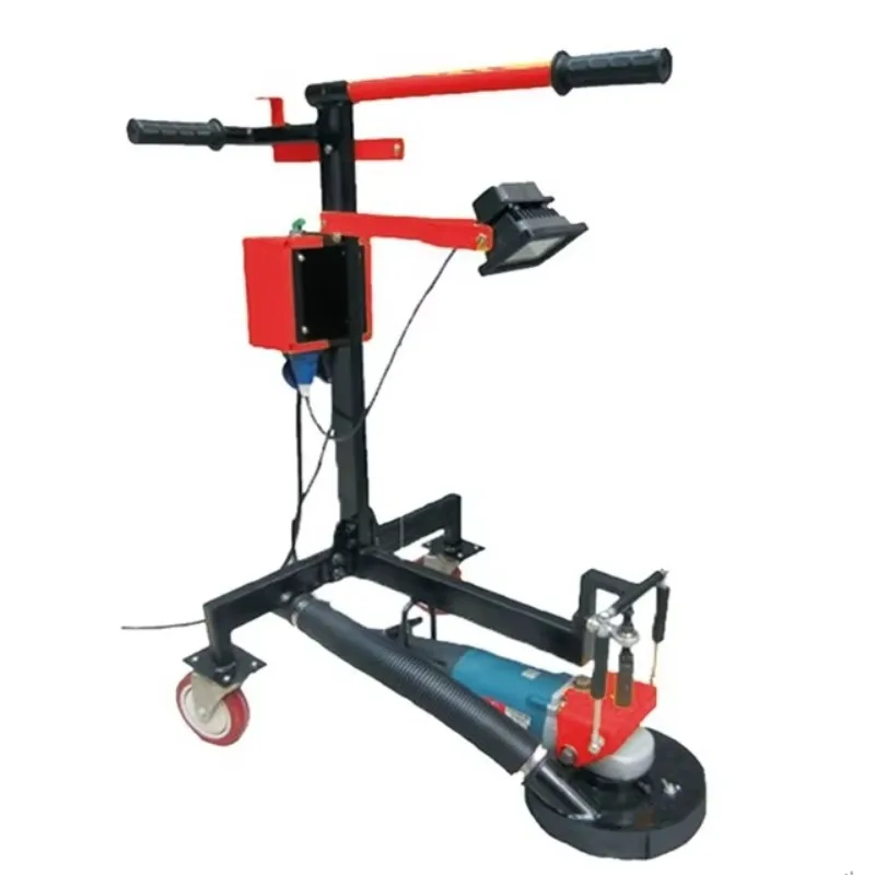 hot sell Dry R180 Angle epoxy polisher stand-up angle floor grinder frame