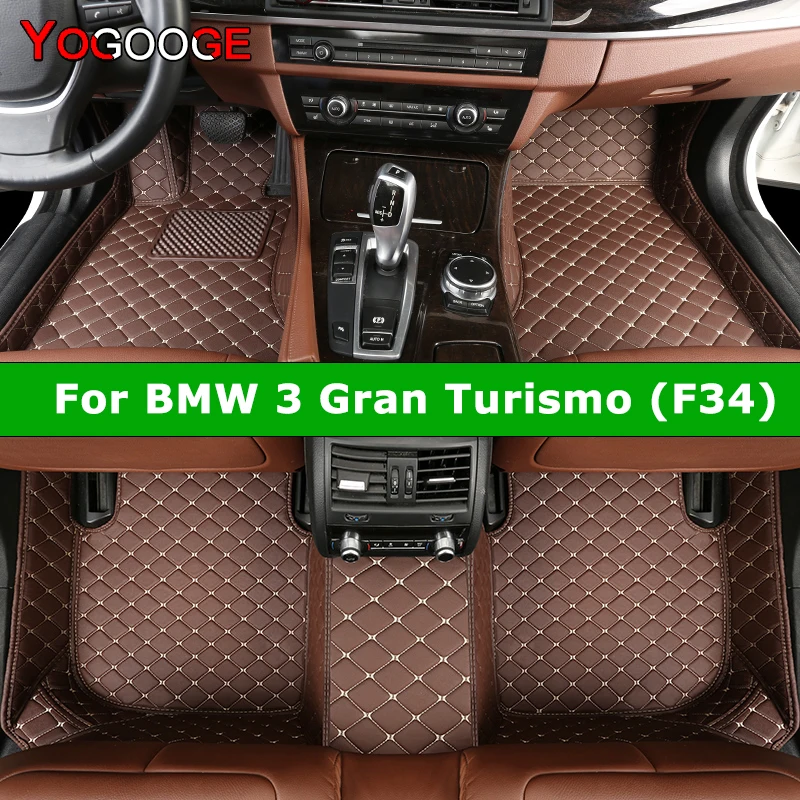 

Автомобильные коврики YOGOOGE на заказ для BMW 3GT Gran Туризм F34 2012-2023, автомобильные коврики, Аксессуары для ног