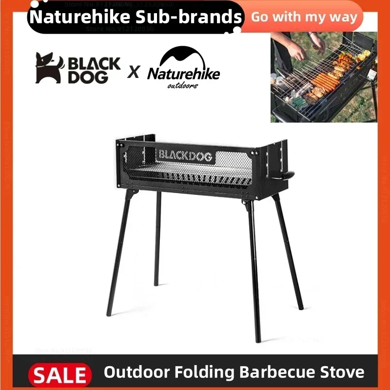 

BLACKDOG Outdoor Folding Barbecue Stove Camping Portable BBQ Grill Multi Person Picnic Oven Travel Barbecue Equipment Ultralight