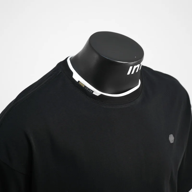 2025 Letnie wakacje Dwuczęściowy top z okrągłym dekoltem dla mężczyzn, luźny, swobodny, prosty, wszechstronny, modny T-shirt z krótkim rękawem