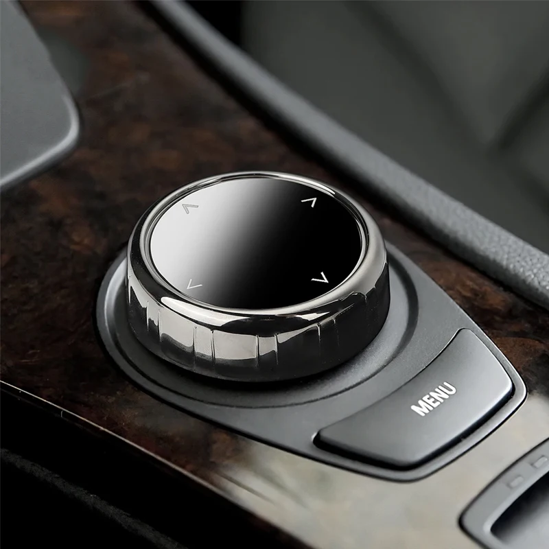 For BMW E60 E90 E91 E92 E93 E82 E81 E87 E61 E63 E65 E66 X5 E70 X6 E71 M IDrive Multimedia Button Knob Cover Central Accessories