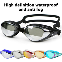 Swimming Goggles For Men Women Anti-Fog Uv Prescription Waterproof Silicone Adjust Swim Pool Eyewear Adults Kids Diving Glasses