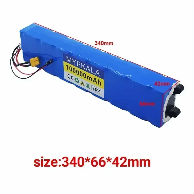 2025 100% New10S3P 36V 100Ah 36v Electric Scooter Battery Pack 18650 Lithium M365 Electric Scooter 36v Battery Scooter