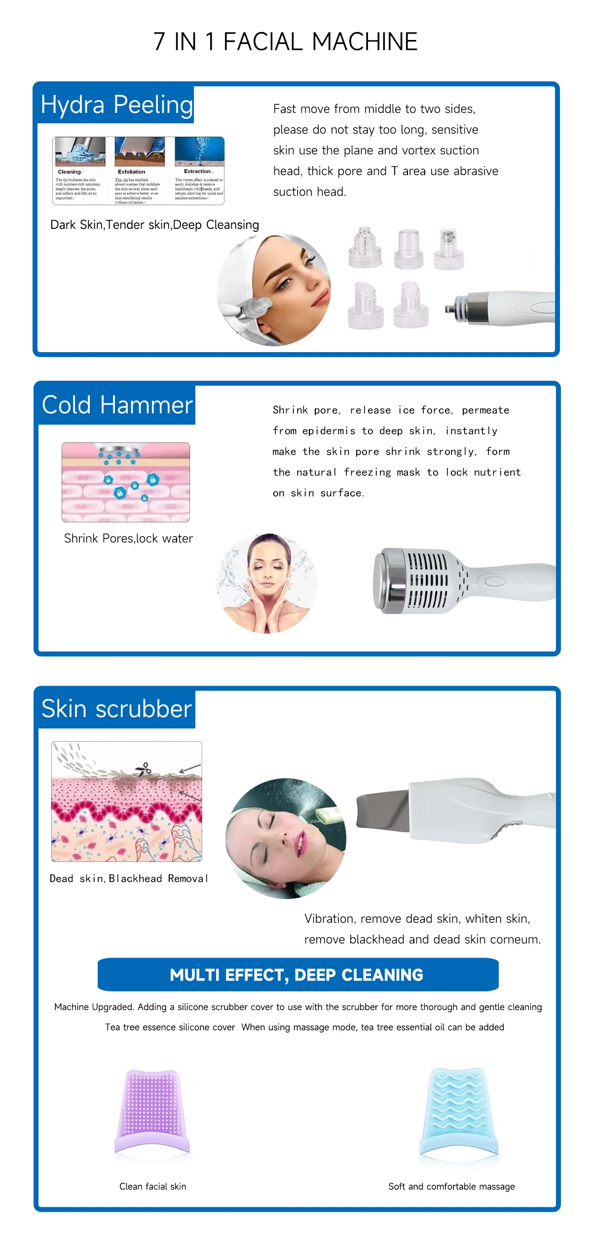 4 Koninginnen 7 In 1 Hydropeeling Aquafaciale Bellenmachine Gezichtsverzorging Waterstofzuivering Schoonheidsapparaat bellenblaasmachine facial machine hydra facial machines professional beauty machine bubble machine