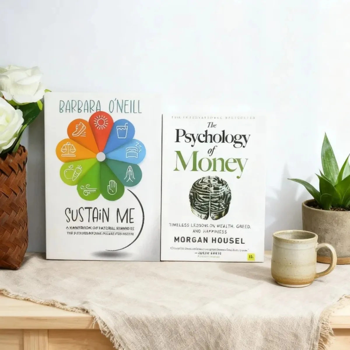 

Two Books Set -《Sustain Me》+《 Psychology of Money》Sustainability & Financial Wisdom - Master Wealth Logic for Stable Abundance