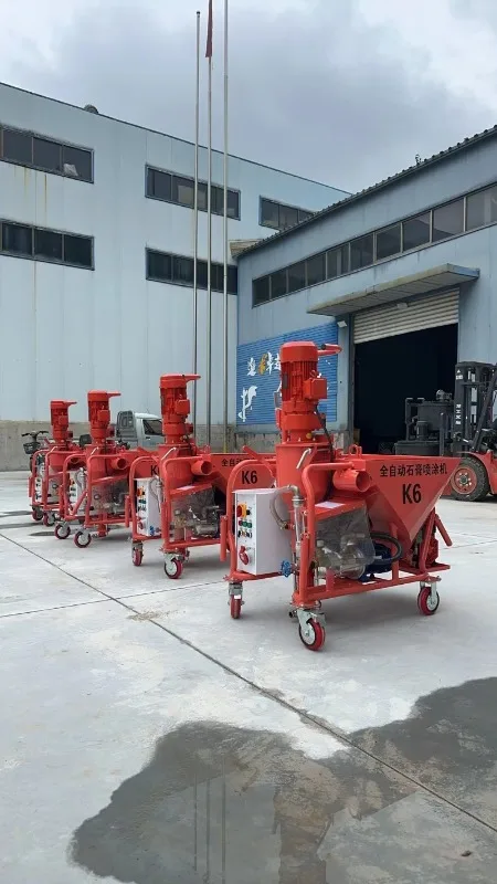 

15 Yrs Manufacturer Mortar Spraying Pump Stucco Wall Plaster Machine 115L Mixer Capacity High Power Motor