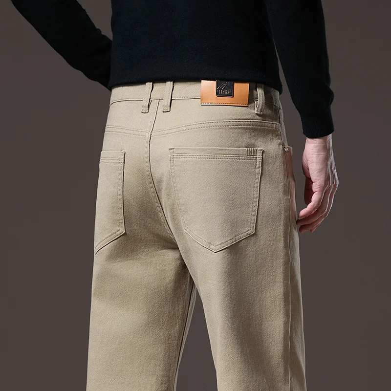 

2026 Spring New Style Straight Casual Pants Men's Business Casual Wear Stretch Cotton Trousers