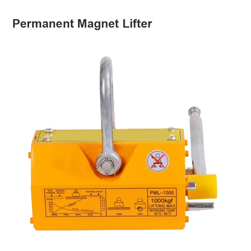 Permanent Magnet Lifter Industrial Powerful Magnetic Lifting Magnet Crane Permanent Magnet Suction Cup 100/200kg