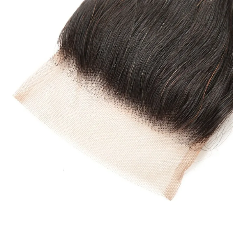 13x4 루즈 웨이브 레이스 클로저 인모 투명 레이스 프리 플러킹 프리 파트 100% 브라질리언 버진 인모 풀 엔드