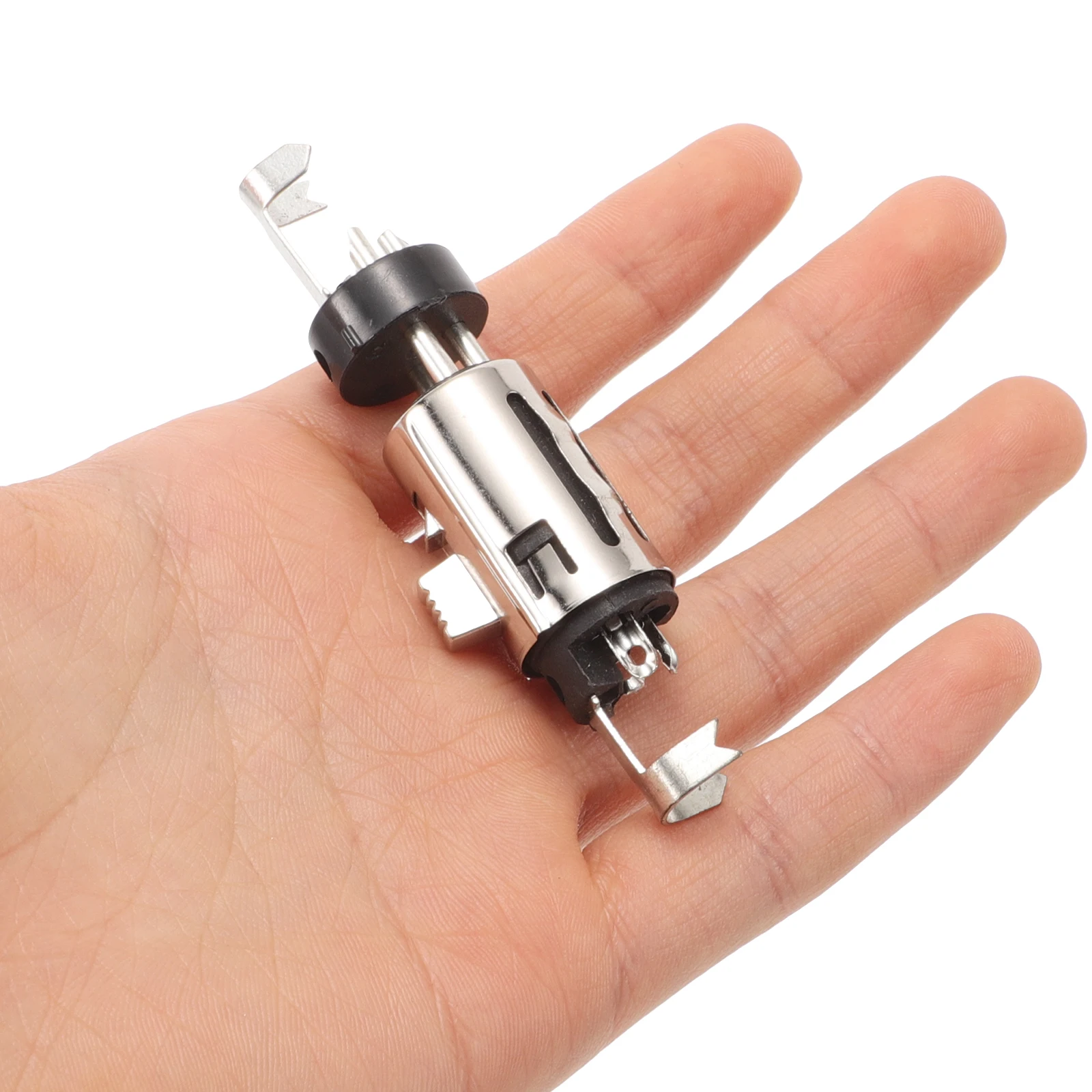 

3pcs Microphone Accessory Connector 3 Pin Gender Changer Adapter Metal Easy Installation Compatible for KTV