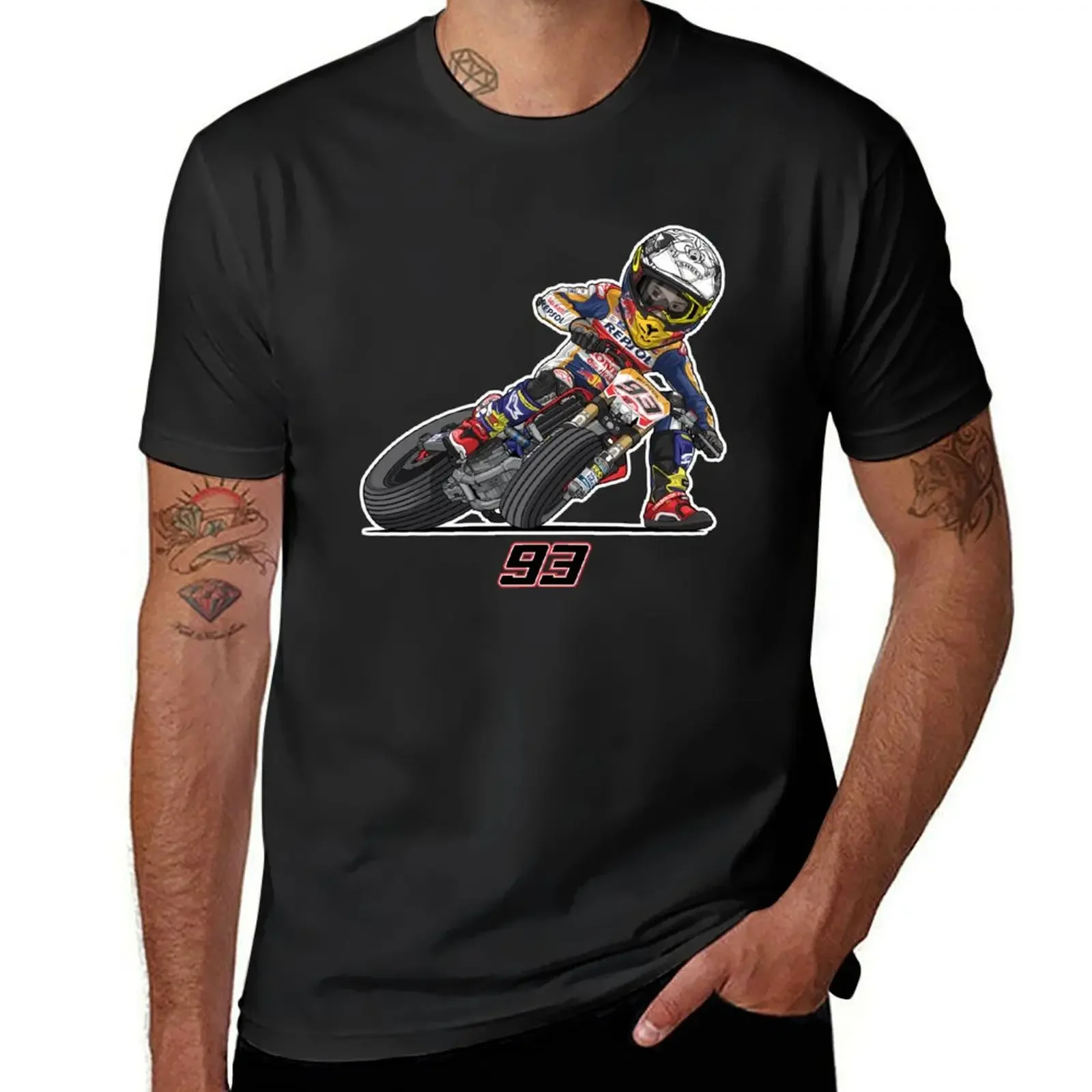 

5 TIME CHAMPIONS ON FLAT TRACK BIKE T-Shirt summer tops anime clothes boys whites sweat t shirts men