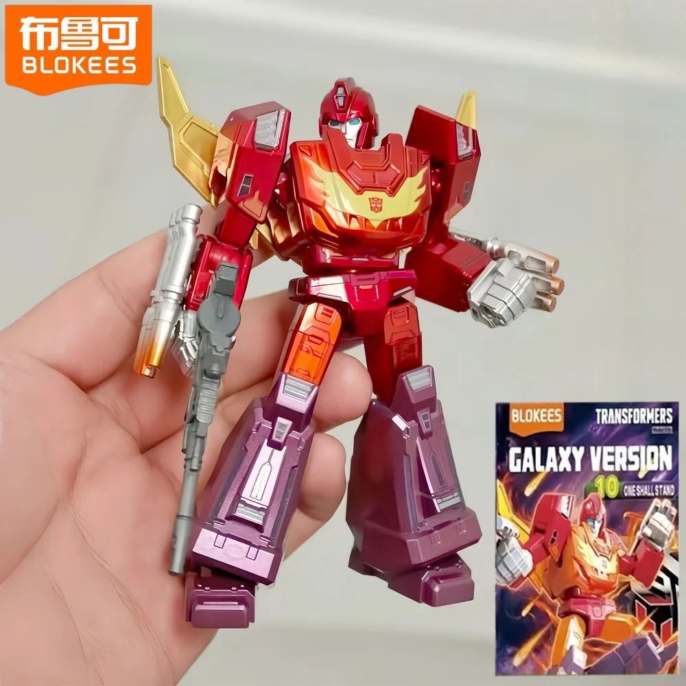 

New Blokees Transformers Galaxy Version 10 Blind Box Optimus Prime Movable Assembled Model Toy Collect Gifts