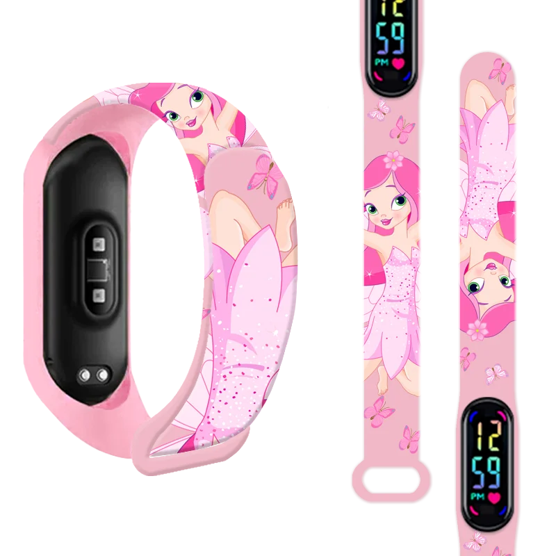 

Disney Elf Fairy Series Strap for Xiaomi Mi Band 7/6/5 Sport Replaceable Bracelet Compatible with Mi Band 4/3 Incl. Accessories