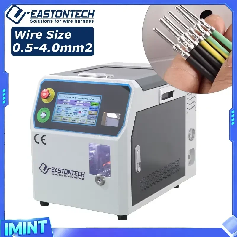 EW-5475 Servo Motor Type Cable Stripping Ferrule Terminal Crimping Machine Loose Pin Terminal Stripping & Crimping Equipment