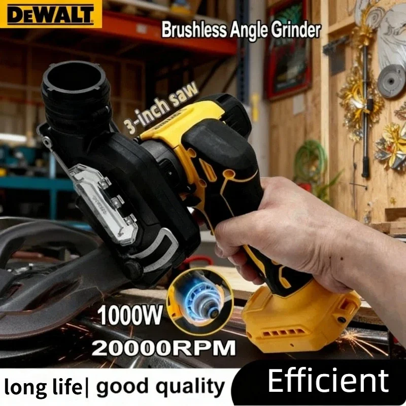 

Dewalt 3 Inch Mini Angle Grinder Cordless Brushless 3 Inch Electirc CUT OFF Tool Cutting Circular Saw Power Tool